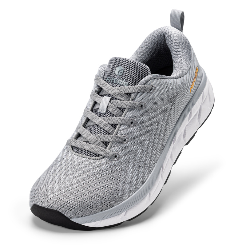 Breathable Mesh Athletic Shoes - FitVille Herensneakers met brede pasvorm, lichtgewicht