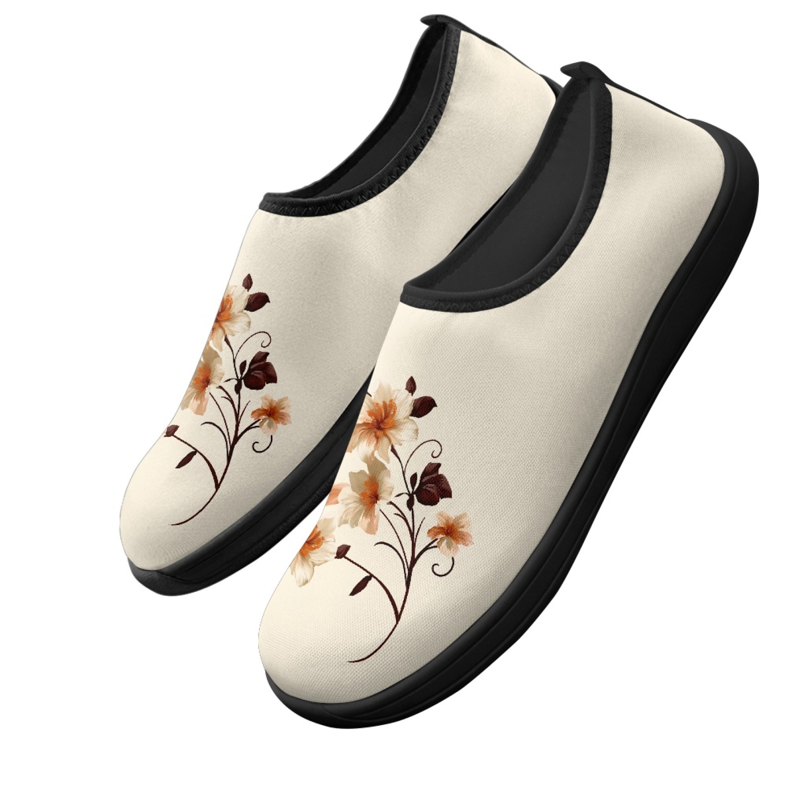 PENSTROLL Oranje Bloemprint Sn - Wide Toe Box Running Sneakers recensie en prijs