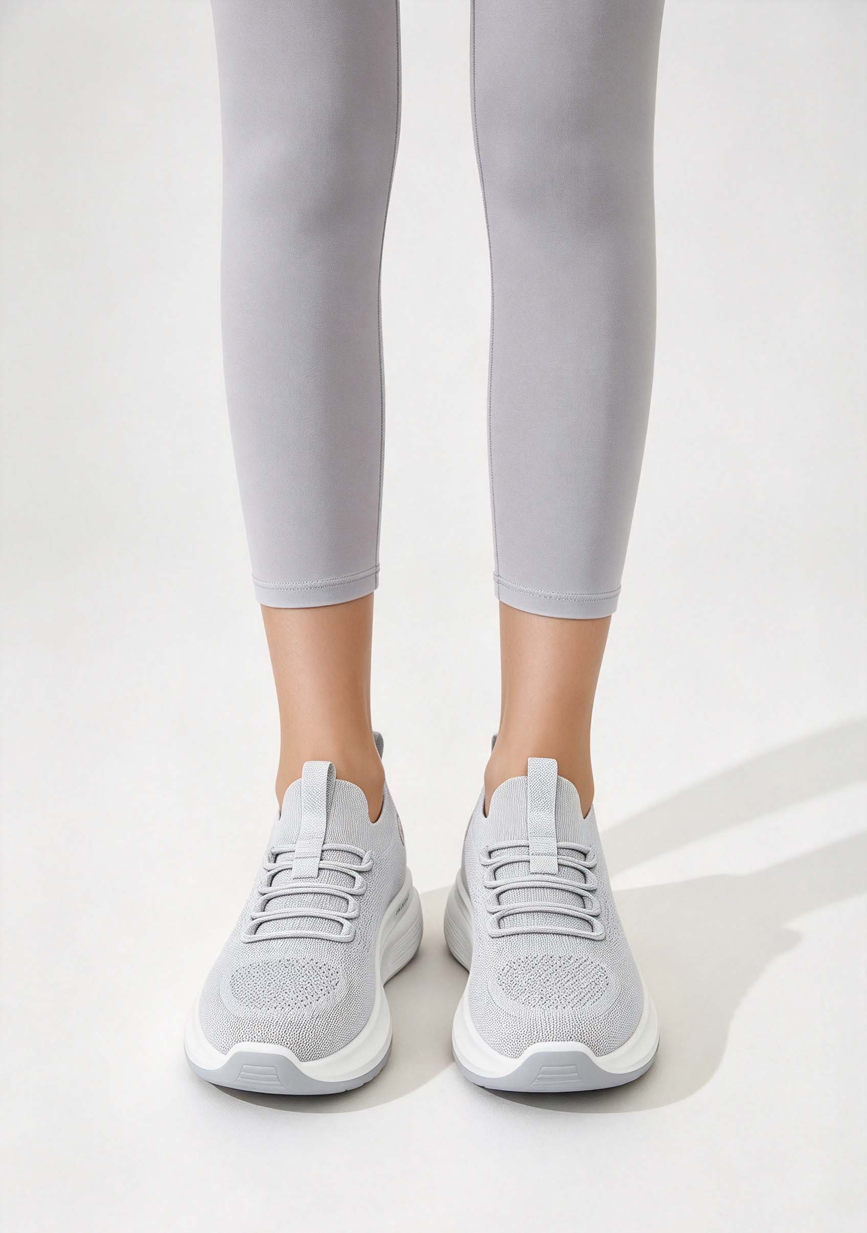 Dames gebreide platform wandel - Knit Fabric Lace Up Sneakers recensie en prijs