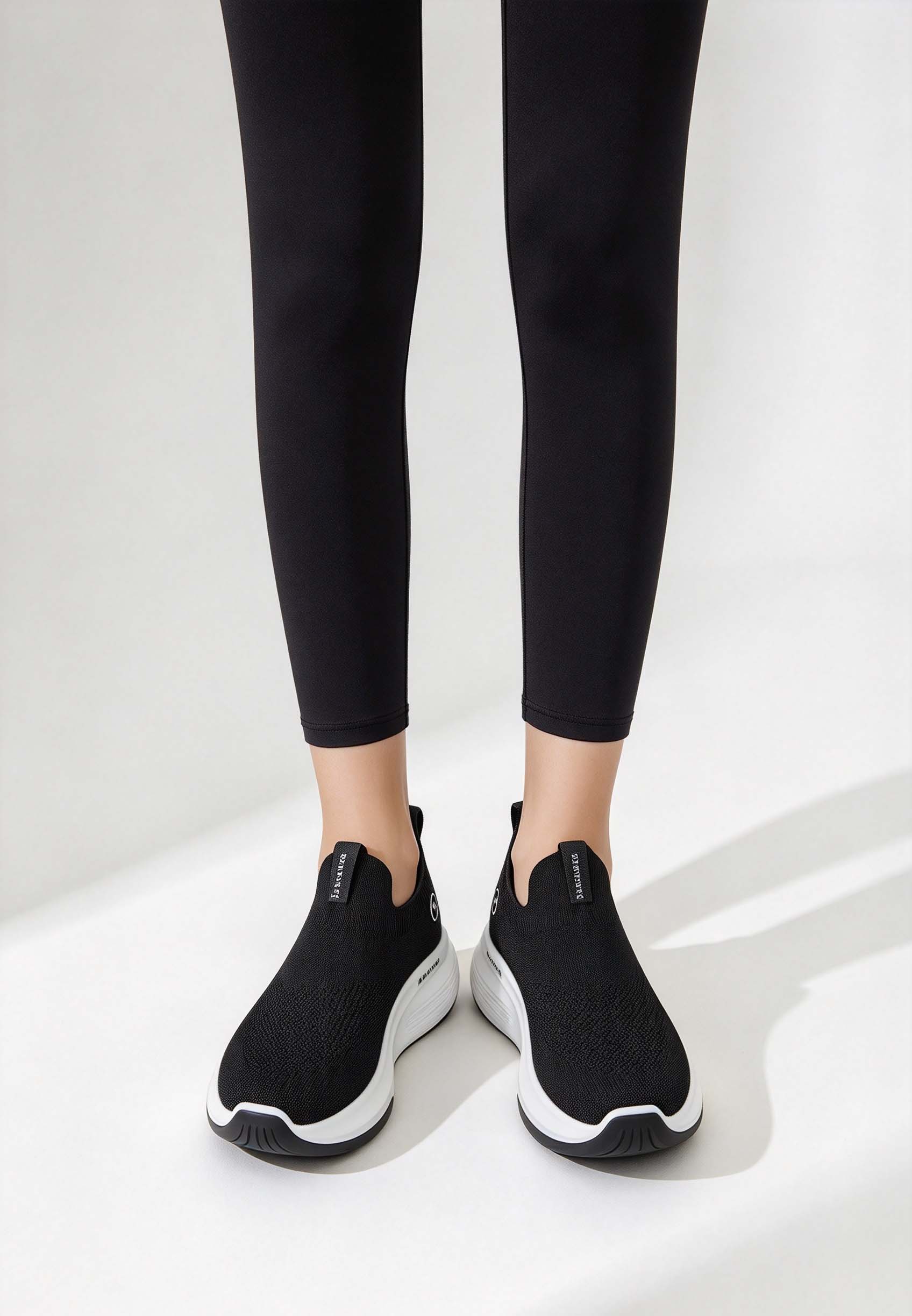 Dames gebreide platform wandel - Knit Fabric Lace Up Sneakers recensie en prijs