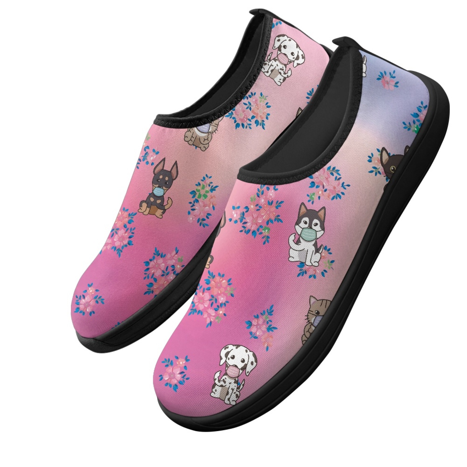 PENSTROLL Leuke hond met bloem - Wide Toe Box Running Sneakers recensie en prijs